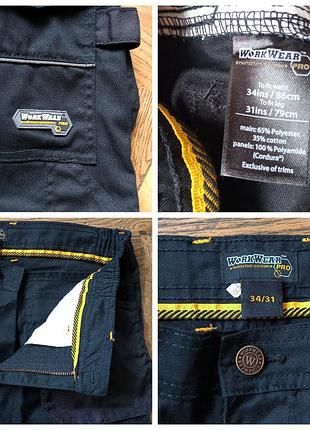 Мужские  рабочие брюки workwear pro с cordura | 34/31 9