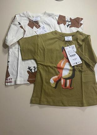 Футболка zara 1-1.5 року вільні футболки
