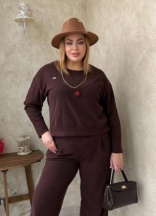 Жіночий спортивний костюм | 50–56 | стильний oversize 🌱