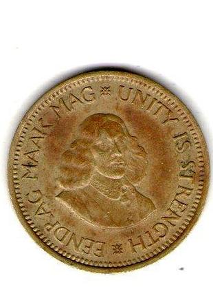 Южно-африканская республика 1⁄2 цента, 1961 год латунь, 5.6g, ø 25.5mm no2862