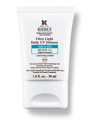 Увлажняющий солнцезащитный флюид для лица с spf50 kiehl's dermatologist solutions ultra light day uv defense spf 50 pa++++