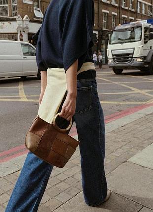 Сумка коричнева zara 12-13 робочих днів