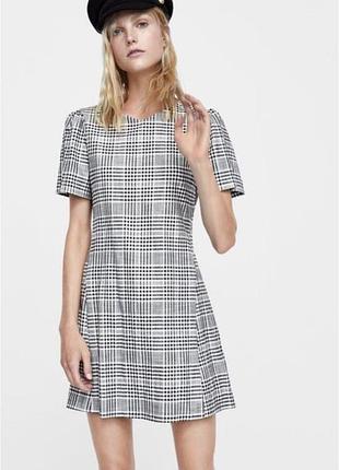Zara сукня клітинка