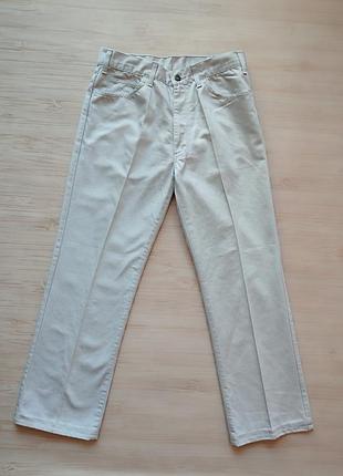 Винтажные брюки брюки брюки мужские levis sta-prest w32 / m (eu 48) vintage