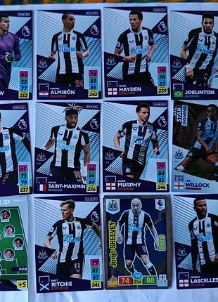 Футбольные карточки в коллекцию fc newcastle united