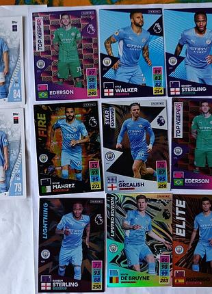 Футбольные карточки в коллекцию fc manchester city
