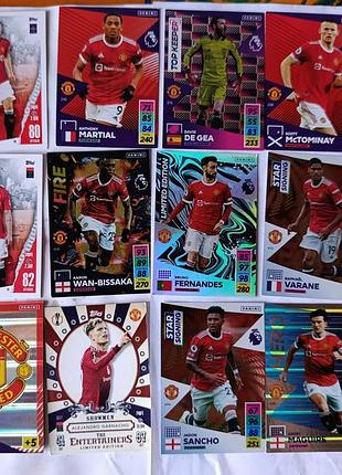 Футбольные карточки в коллекцию fc manchester united