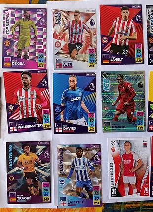 Карточки в коллекцию футболистов из premier league