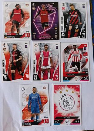 Футбольные карточки в коллекцию bayer, eintracht, psv, ajax
