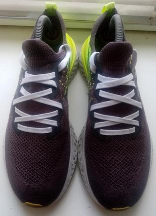 Кросівки nike epic react flyknit 2 'thunder grey'(оригінал) 3