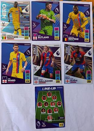Футбольные карточки в коллекцию fc crystal palace