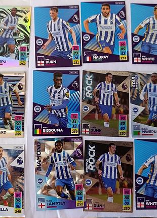 Футбольные карточки в коллекцию fc brighton & hove albion
