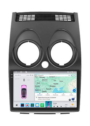 Магнитола lesko совместима с nissan rogue i 2007-2010г 9" 4/64 qled carplay 4g wi-fi gps 360 prime 2шт