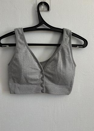 Топ для годування. бюстгальтер для годування. сірий . розмір l-xl