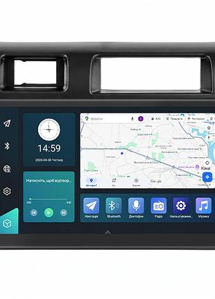 Магнитола lesko совместима с toyota land cruiser 70 series 2009-2020г 9" 6/128gb 4g wi-fi gps top