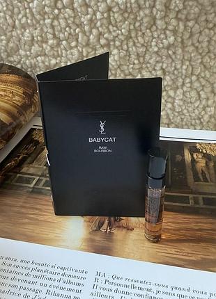 Оригінал пробник ysl babycat raw bourbon yves saint laurent