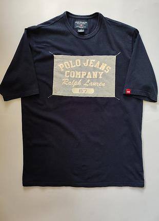 Винтажная футболка линейки polo jeans co.