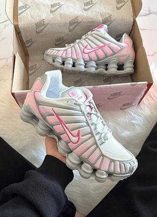 Кроссовки nike shox tl pink foam арт 0387