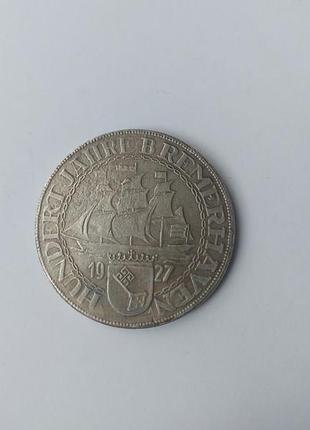 Немецкая монета 1927 года