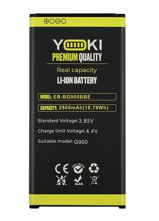 Акумулятор для samsung g900 galaxy s5 / eb-bg900bbe yoki