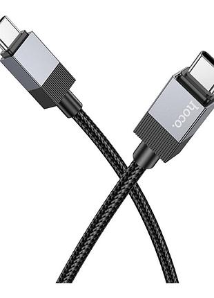Кабель usb hoco x110 type-c to type-c 60w черный
