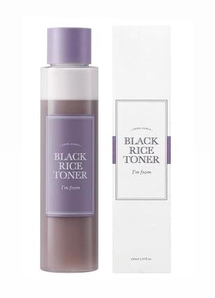Тонер з чорним рисом для обличчя  i'm from black rice toner, 150 мл
