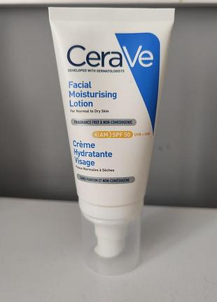 Солнцезащитный лосьон Cerave spf50 uva+uvb