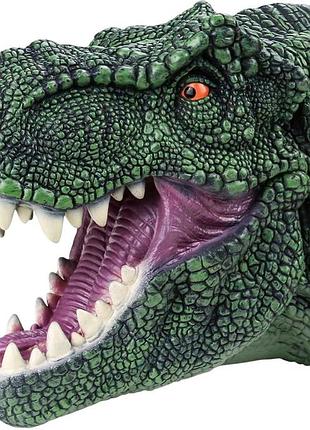Игрушка перчатка same toy динозавр тиранозавр темно-зеленый 4+