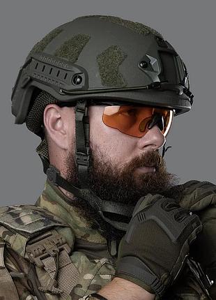 Шлем fast velcro speccrom уровень защиты nij iia. масло
