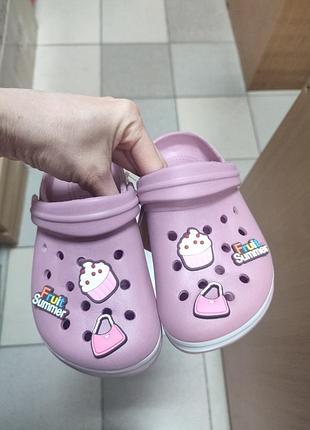 Кроксы для девочки
