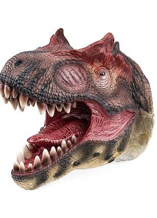 Игрушечная перчатка same toy динозавр алозавр коричневый 4+
