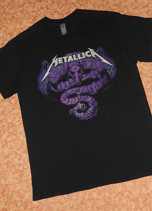 Футболка metallica/roam oxidized/wherever i may roam/череп/рок мерч