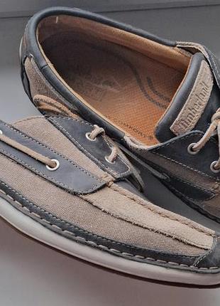 Топсайдери чоловічі timberland 9.5р. 28см устілка.