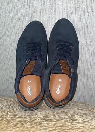 Шкіряні туфлі gallus (navy blue)