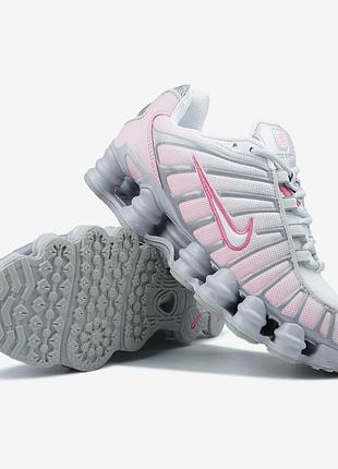 Кроссовки nike shox tl pink foam арт 0387