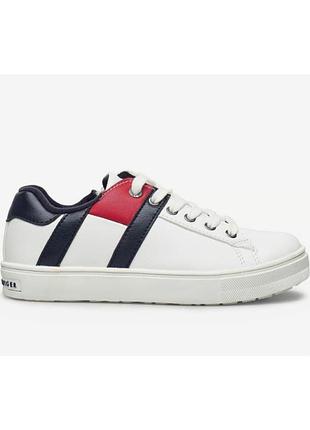 Кеды Tommy hilfiger подростковые белые на молнии 37 размер