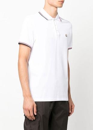 Котонова футболка поло  moncler