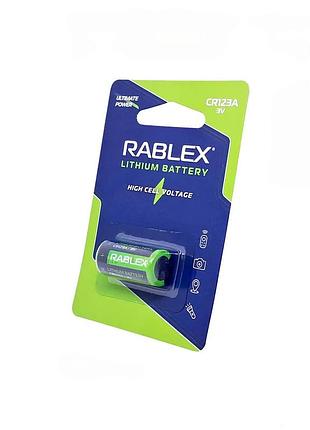Батарейка литиевая cr123a 1500mah 3v