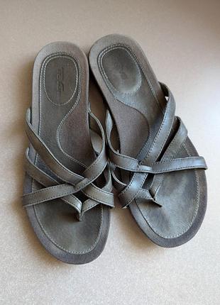 Шлепанцы вьетнамки сандалии teva olowahu leather w's (39) женские с нат.кожи анатомические