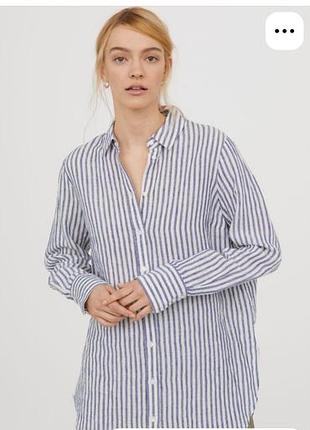 Сорочка льняна від h&m