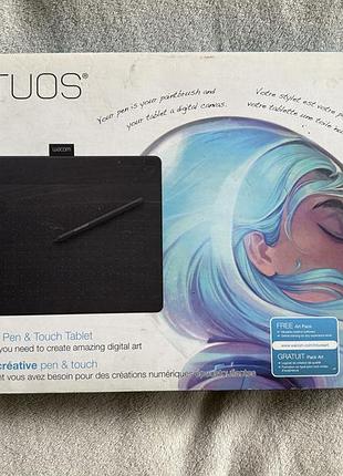Графічний планшет wacom intuos comic m чорний