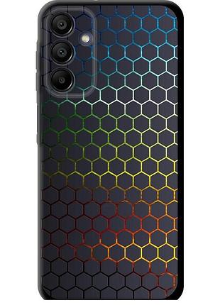 Чехол tpu на телефон samsung galaxy a15 переливающиеся соты "498b-3357-58250"