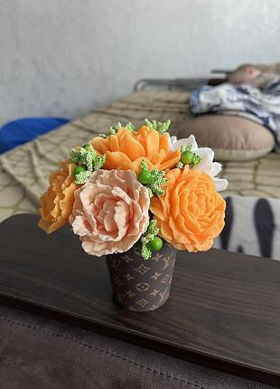 Букет з мила ручної роботи