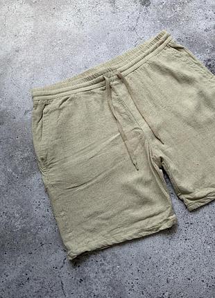 Лляні шорти zara 3