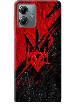 Чехол силиконовый патриотический на телефон motorola moto g14 герб v4 "5293u-3197-58250"