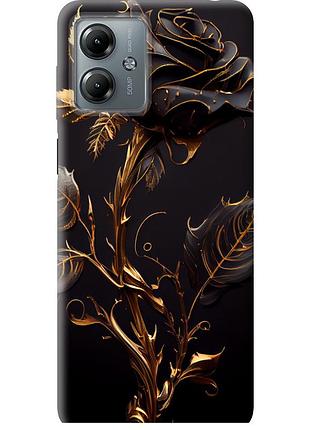 Чехол силиконовый на телефон motorola moto g14 роза 3 "5552u-3197-58250"