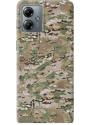 Чехол силиконовый на телефон motorola moto g14 камуфляж v5 "1201u-3197-58250"