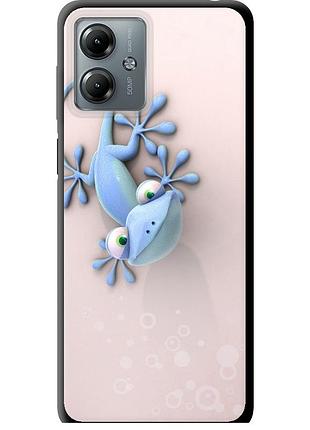 Чехол tpu на телефон motorola moto g14 геккончик "1094b-3197-58250"