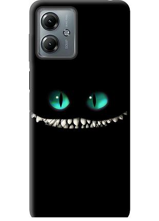 Чехол силиконовый на телефон motorola moto g14 чеширский кот "689u-3197-58250"