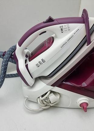Праска з генератором пари tefal express compact easy control gv7620 ( товар вживаний)